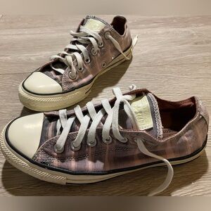 Converse All Star MISSONI Pink/Black Low Tops sz 4 1/2 Y = 6.5 W(?)